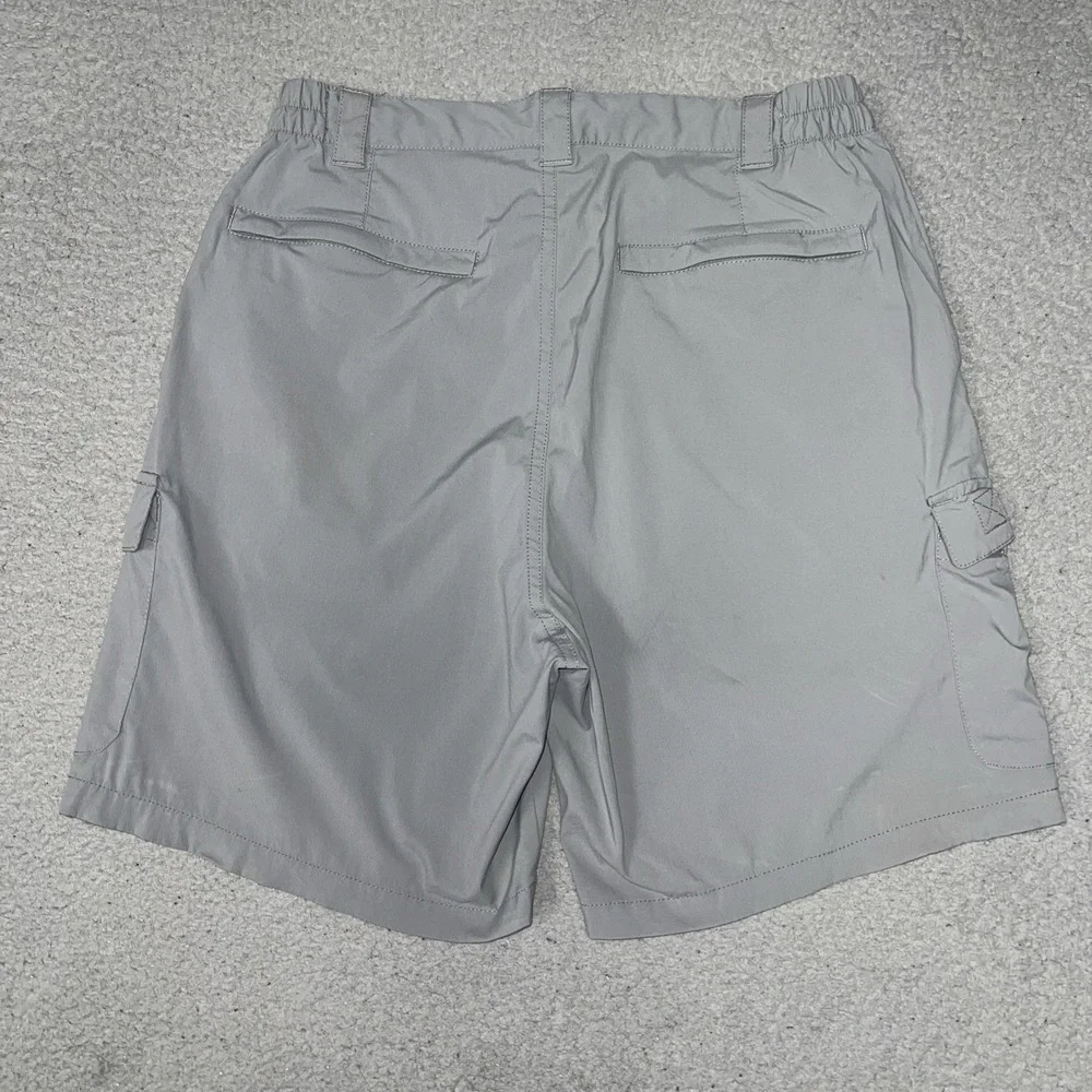 LL Bean Tropicwear Shorts Men's Size S (28 x 7) Gray Cargo Pockets Outdoors
